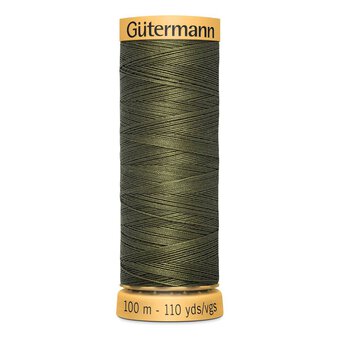 Gutermann Green Cotton Thread 100m (424)