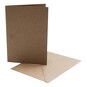 Natural Brown Cards  A6 6 Pack image number 1
