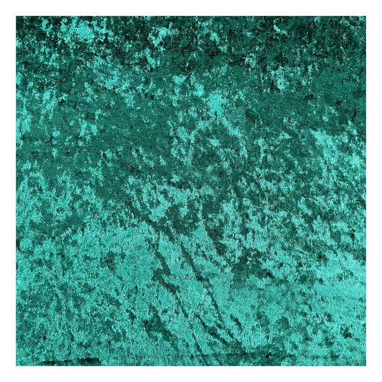 Bottle Green Crushed Velour Fabric by the Metre image number 2