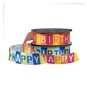 Blue Happy Birthday Ribbon 15mm x 3.5m image number 3