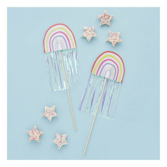 Enchanted Rainbow Wands 5 Pack  image number 1