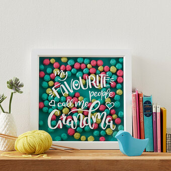 How to Make a Favourite Grandma Box Frame