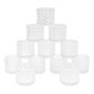 Clear Textured Tealight Holders 12 Pack image number 1
