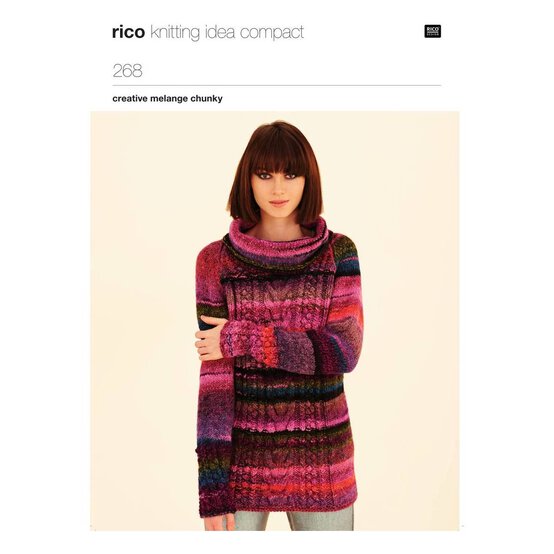 Rico Creative Melange Chunky Jumper Digital Pattern 268 image number 1