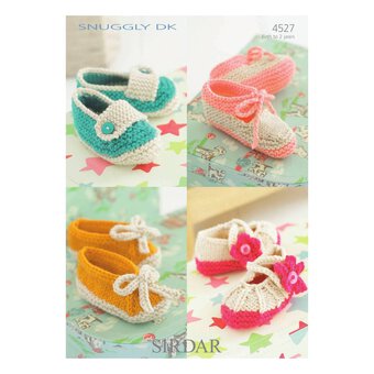 Sirdar Snuggly DK Bootees and Shoes Digital Pattern 4527