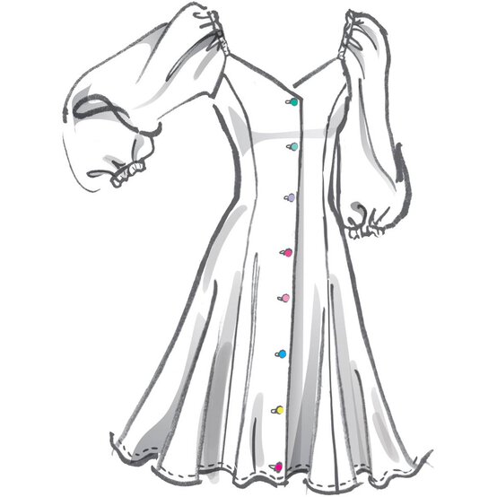 McCall&rsquo;s Ashley Dress Sewing Pattern M8177 (16-24) image number 4