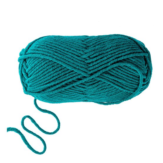 Women&rsquo;s Institute Petrol Soft and Chunky Yarn 100g image number 3