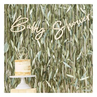 Ginger Ray Wooden Baby Shower Bunting 2m