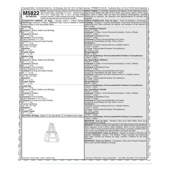 McCall&rsquo;s Tote Bag Sewing Pattern M5822