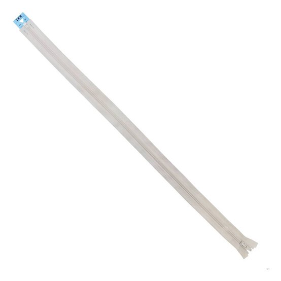 YKK Ivory Nylon Open End Zip 66cm image number 2