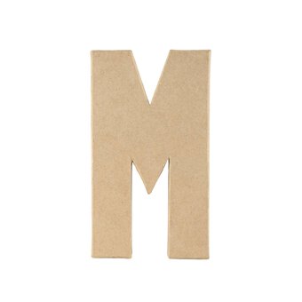Mache Letter M 20cm