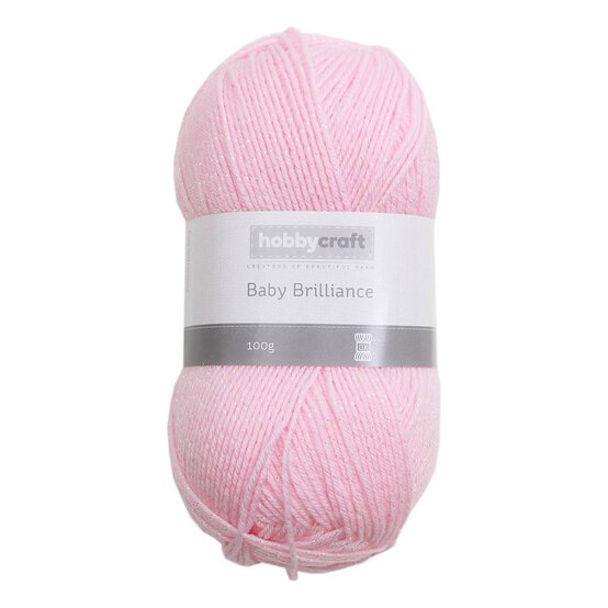 Pink Baby Brilliance DK Yarn 100g image number 1