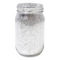 Silver Metallic Jar 7.8cm x 13cm image number 1