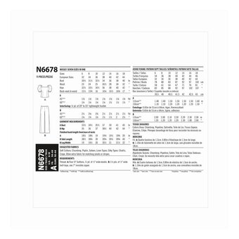 New Look Women's Top and Trousers Sewing Pattern N6678