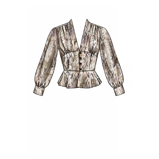 McCall&rsquo;s Women&rsquo;s Top Sewing Pattern M7978 (14-22) image number 2