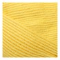 Knitcraft Yellow Cotton Blend Plain DK Yarn 100g image number 3