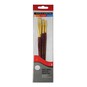 Daler-Rowney White Bristle Short Handle Brushes 3 Pack image number 1