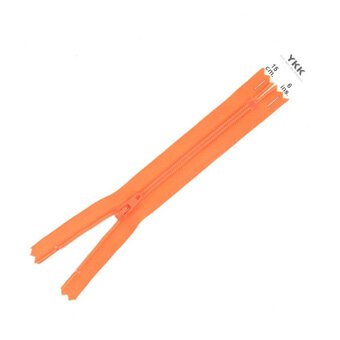YKK Orange Dress and Skirt Zip 15cm