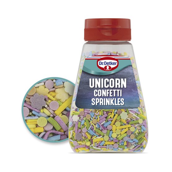 Dr. Oetker Unicorn Confetti Sprinkles 115g image number 1