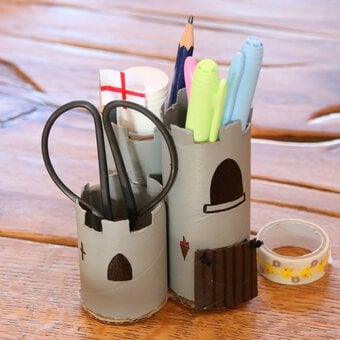 How to Make a Cardboard Tube Castle