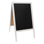White-Washed Wooden Blackboard 76cm image number 1