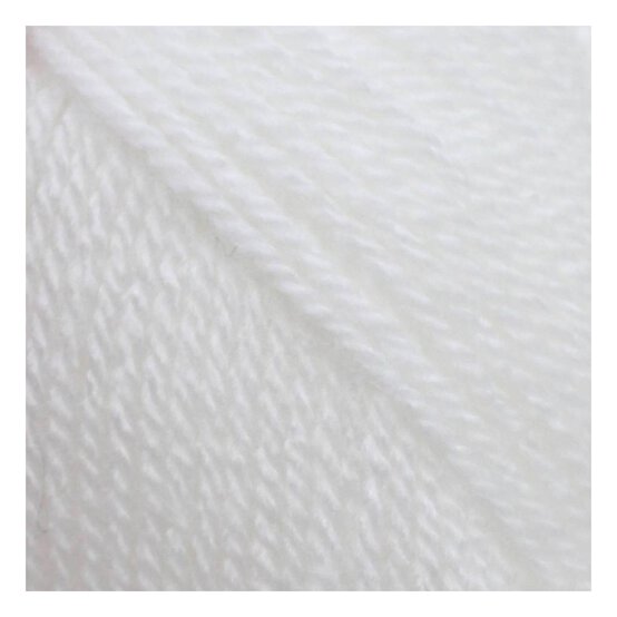 Knitcraft White Everyday DK Yarn 50g