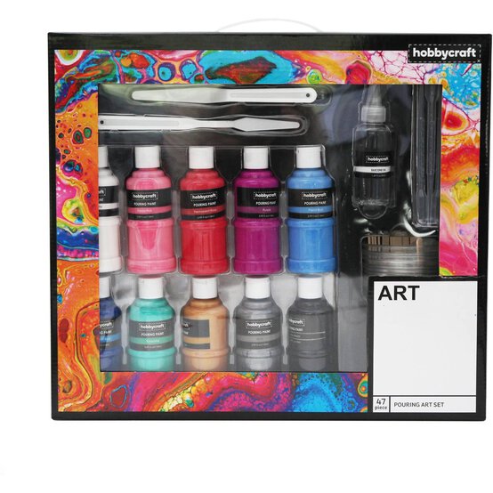 Fluid Pouring Art Set 47 Pieces image number 4