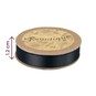 Black Double-Faced Satin Ribbon 12mm x 5m image number 4