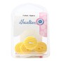 Hemline Yellow Novelty Stripey Button 6 Pack image number 2