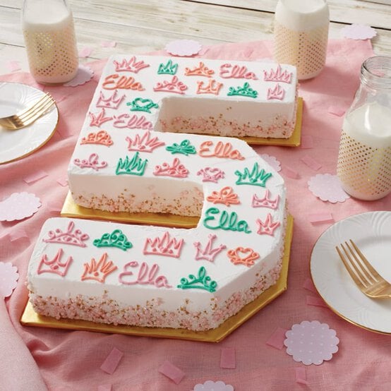 How to Make a Princess Number Cake image number 1