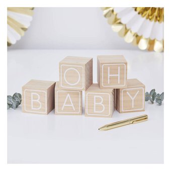 Ginger Ray Oh Baby Block Guest Book