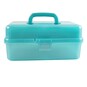 Teal Metallic Caddy 33cm x 20cm x 15cm image number 4