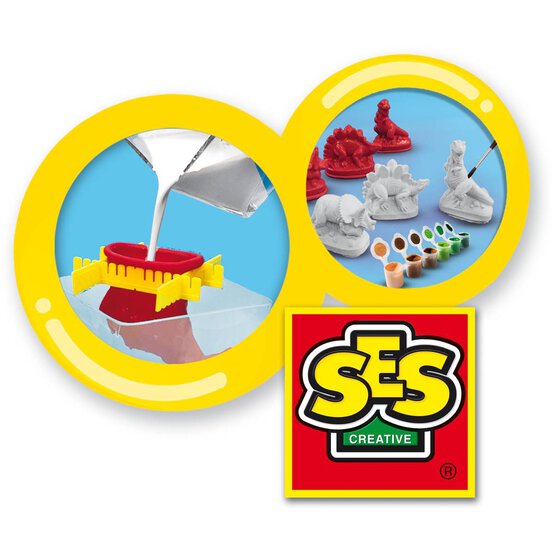 SES Creative Dinosaur Cast and Paint Set image number 4