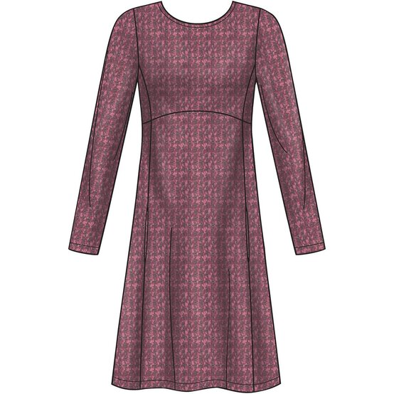 New Look Women&rsquo;s Knit Dress Sewing Pattern N6632 image number 3