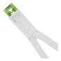 YKK Heavy Weight Open End Zip 76cm White image number 1