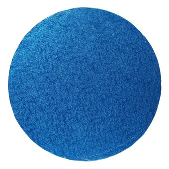 Blue 10 Inch Round Cake Board