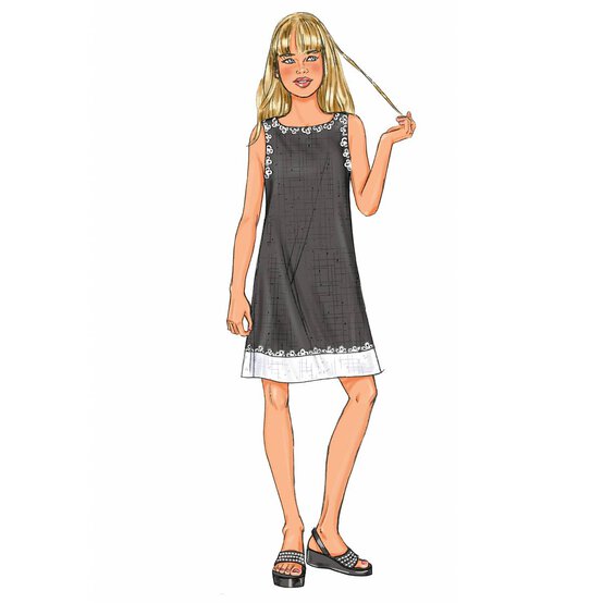 Butterick Girls&rsquo; Separates Sewing Pattern 3860 (11-17) image number 6