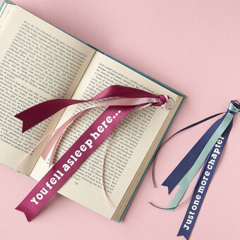 Cricut: How to Make Ribbon Bookmarks with Iron-On Vinyl Scraps