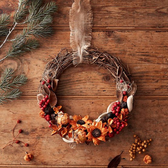 Rattan Grapevine Wreath 20cm image number 8