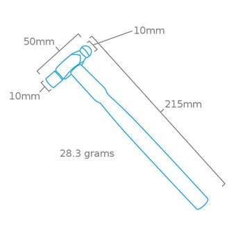 Jewel Tool Ball Pein Hammer