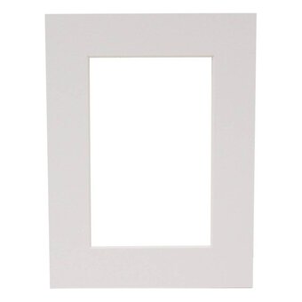 Ivory Single Aperture Mount 8 x 6 Inches