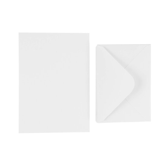 White Cards  C6 Inches 50 Pack image number 2