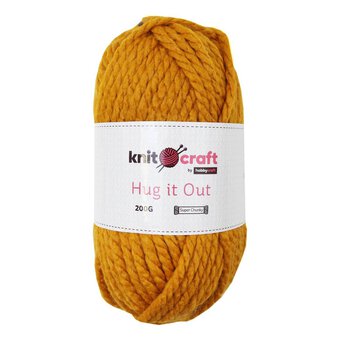 Knitcraft Mustard Hug It Out Yarn 200g