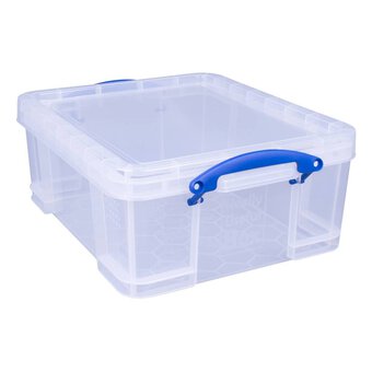 Really Useful 18 Litre Clear Box 