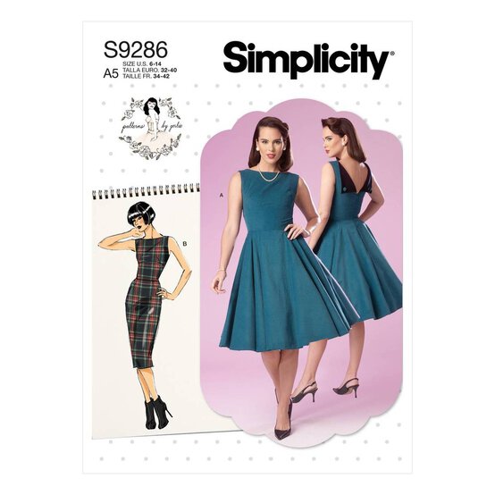 Simplicity Women&rsquo;s Dress Sewing Pattern S9286 (14-22) image number 1