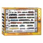Eurographics History of Trains Jigsaw Puzzle 1000 Pieces image number 1