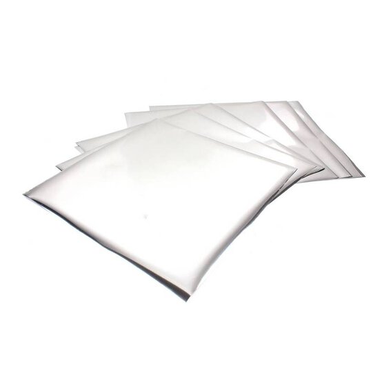 Pebeo Silver Mirror Effect Leaves 12 Sheets image number 2