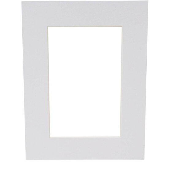 Iced White Single Aperture Mount 8 x 6 Inches image number 1