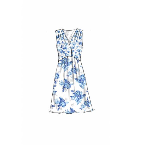 McCall&rsquo;s Women&rsquo;s Dress Sewing Pattern M7381 (XS-M) image number 4