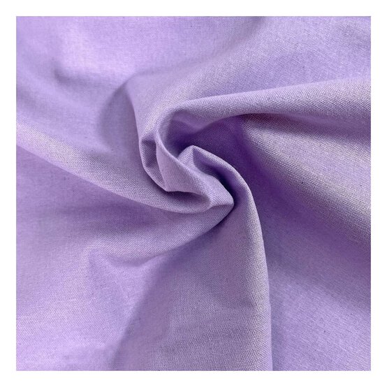 Lilac Cotton Homespun Fabric by the Metre